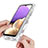 Funda Silicona Carcasa Ultrafina Transparente Goma Frontal y Trasera 360 Grados para Samsung Galaxy M32 5G