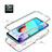 Funda Silicona Carcasa Ultrafina Transparente Goma Frontal y Trasera 360 Grados para Xiaomi Redmi 10 4G