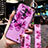 Funda Silicona Gel Goma Flores Carcasa H08 para Huawei Mate 20 Lite