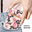 Funda Silicona Gel Goma Flores Carcasa para Samsung Galaxy S21 5G