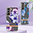 Funda Silicona Gel Goma Flores Carcasa para Samsung Galaxy S21 5G