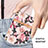 Funda Silicona Gel Goma Flores Carcasa para Samsung Galaxy S21 Ultra 5G