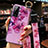 Funda Silicona Gel Goma Flores Carcasa para Vivo X50 Pro 5G