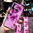 Funda Silicona Gel Goma Flores Carcasa S01 para Huawei Nova 5i