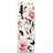 Funda Silicona Gel Goma Flores Carcasa S02 para Samsung Galaxy Note 10 Plus