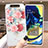 Funda Silicona Gel Goma Flores Carcasa S05 para Samsung Galaxy A80