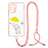 Funda Silicona Gel Goma Patron de Moda Carcasa con Acollador Cordon Lanyard Y01X para Xiaomi Mi 11i 5G