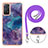 Funda Silicona Gel Goma Patron de Moda Carcasa con Acollador Cordon Lanyard YB1 para Xiaomi Redmi Note 11 Pro 5G