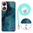 Funda Silicona Gel Goma Patron de Moda Carcasa con Acollador Cordon Lanyard YB7 para Oppo A78 5G