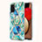 Funda Silicona Gel Goma Patron de Moda Carcasa con Anillo de dedo Soporte Y01B para Samsung Galaxy M02s