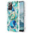 Funda Silicona Gel Goma Patron de Moda Carcasa con Anillo de dedo Soporte Y01B para Samsung Galaxy Note 20 Ultra 5G