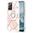 Funda Silicona Gel Goma Patron de Moda Carcasa con Anillo de dedo Soporte Y01B para Samsung Galaxy Note 20 Ultra 5G