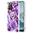 Funda Silicona Gel Goma Patron de Moda Carcasa con Anillo de dedo Soporte Y01B para Samsung Galaxy Note 20 Ultra 5G