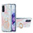 Funda Silicona Gel Goma Patron de Moda Carcasa con Anillo de dedo Soporte Y01B para Samsung Galaxy S20 5G