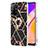 Funda Silicona Gel Goma Patron de Moda Carcasa con Anillo de dedo Soporte Y02B para Oppo F19 Pro+ Plus 5G