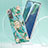 Funda Silicona Gel Goma Patron de Moda Carcasa con Anillo de dedo Soporte Y02B para Samsung Galaxy Note 20 5G