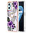 Funda Silicona Gel Goma Patron de Moda Carcasa con Anillo de dedo Soporte Y03B para Realme 9i 4G