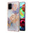 Funda Silicona Gel Goma Patron de Moda Carcasa con Anillo de dedo Soporte Y03B para Samsung Galaxy A71 5G