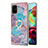 Funda Silicona Gel Goma Patron de Moda Carcasa con Anillo de dedo Soporte Y03B para Samsung Galaxy A71 5G