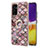 Funda Silicona Gel Goma Patron de Moda Carcasa con Anillo de dedo Soporte Y03B para Samsung Galaxy A82 5G