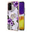 Funda Silicona Gel Goma Patron de Moda Carcasa con Anillo de dedo Soporte Y03B para Samsung Galaxy A82 5G