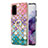 Funda Silicona Gel Goma Patron de Moda Carcasa con Anillo de dedo Soporte Y03B para Samsung Galaxy S20 5G