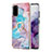 Funda Silicona Gel Goma Patron de Moda Carcasa con Anillo de dedo Soporte Y03B para Samsung Galaxy S20 5G