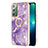 Funda Silicona Gel Goma Patron de Moda Carcasa con Anillo de dedo Soporte Y05B para Samsung Galaxy Note 20 5G