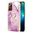 Funda Silicona Gel Goma Patron de Moda Carcasa con Anillo de dedo Soporte Y05B para Samsung Galaxy Note 20 Ultra 5G