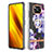 Funda Silicona Gel Goma Patron de Moda Carcasa con Anillo de dedo Soporte Y06B para Xiaomi Poco X3 NFC