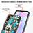 Funda Silicona Gel Goma Patron de Moda Carcasa con Anillo de dedo Soporte Y06B para Xiaomi Redmi 9AT