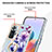 Funda Silicona Gel Goma Patron de Moda Carcasa con Anillo de dedo Soporte Y06B para Xiaomi Redmi Note 10 Pro 4G