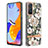 Funda Silicona Gel Goma Patron de Moda Carcasa con Anillo de dedo Soporte Y06B para Xiaomi Redmi Note 11 Pro 5G