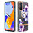 Funda Silicona Gel Goma Patron de Moda Carcasa con Anillo de dedo Soporte Y06B para Xiaomi Redmi Note 11 Pro 5G