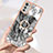 Funda Silicona Gel Goma Patron de Moda Carcasa con Anillo de dedo Soporte YB2 para Motorola Moto E32