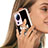 Funda Silicona Gel Goma Patron de Moda Carcasa con Anillo de dedo Soporte YB2 para Xiaomi Mi 13 Lite 5G