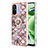 Funda Silicona Gel Goma Patron de Moda Carcasa con Anillo de dedo Soporte YB3 para Xiaomi Poco C55