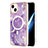 Funda Silicona Gel Goma Patron de Moda Carcasa con Mag-Safe Magnetic para Apple iPhone 13