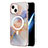 Funda Silicona Gel Goma Patron de Moda Carcasa con Mag-Safe Magnetic para Apple iPhone 14 Plus