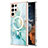 Funda Silicona Gel Goma Patron de Moda Carcasa con Mag-Safe Magnetic para Samsung Galaxy S22 Ultra 5G