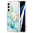 Funda Silicona Gel Goma Patron de Moda Carcasa con Mag-Safe Magnetic para Samsung Galaxy S23 5G