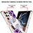 Funda Silicona Gel Goma Patron de Moda Carcasa S01 para Samsung Galaxy S21 Ultra 5G