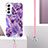 Funda Silicona Gel Goma Patron de Moda Carcasa Y18B para Samsung Galaxy S21 5G