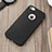 Funda Silicona Goma con Agujero para Apple iPhone 5S Negro