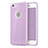 Funda Silicona Goma con Agujero para Apple iPhone 6S Morado