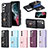 Funda Silicona Goma de Cuero Carcasa BF3 para Samsung Galaxy S23 Plus 5G