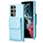 Funda Silicona Goma de Cuero Carcasa BF6 para Samsung Galaxy S22 Ultra 5G