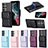 Funda Silicona Goma de Cuero Carcasa BF6 para Samsung Galaxy S22 Ultra 5G