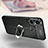 Funda Silicona Goma de Cuero Carcasa con Magnetico Anillo de dedo Soporte para Xiaomi Redmi 11A 4G