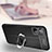 Funda Silicona Goma de Cuero Carcasa con Magnetico Anillo de dedo Soporte para Xiaomi Redmi Note 11E 5G